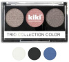 Тени KIKI Shadow Trio Collection Color 106 Белый, Черный, Синий