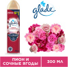 Освежитель воздуха Glade Пион и сочные ягоды 300 мл