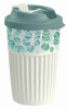 СТАКАН Д/ГОРЯЧ. НАПИТКОВ С КЛАПАНОМ И ДЕКОРОМ "Madre Terra" 450МЛ (Светло-серый)