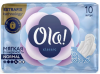 OLA  Прокладки CLASSIC WINGS SINGLES NORMAL толстые Мягкая поверхность 10шт