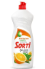 Капля Sorti  900 мл  Средство  для мытья посуды Апельсин и мята